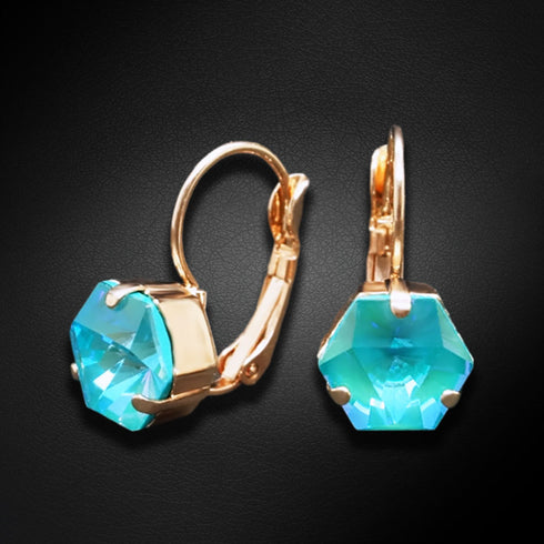 Auskarai „Kaleidoskopas (Laguna DeLite)“ su Swarovski™ kristalais